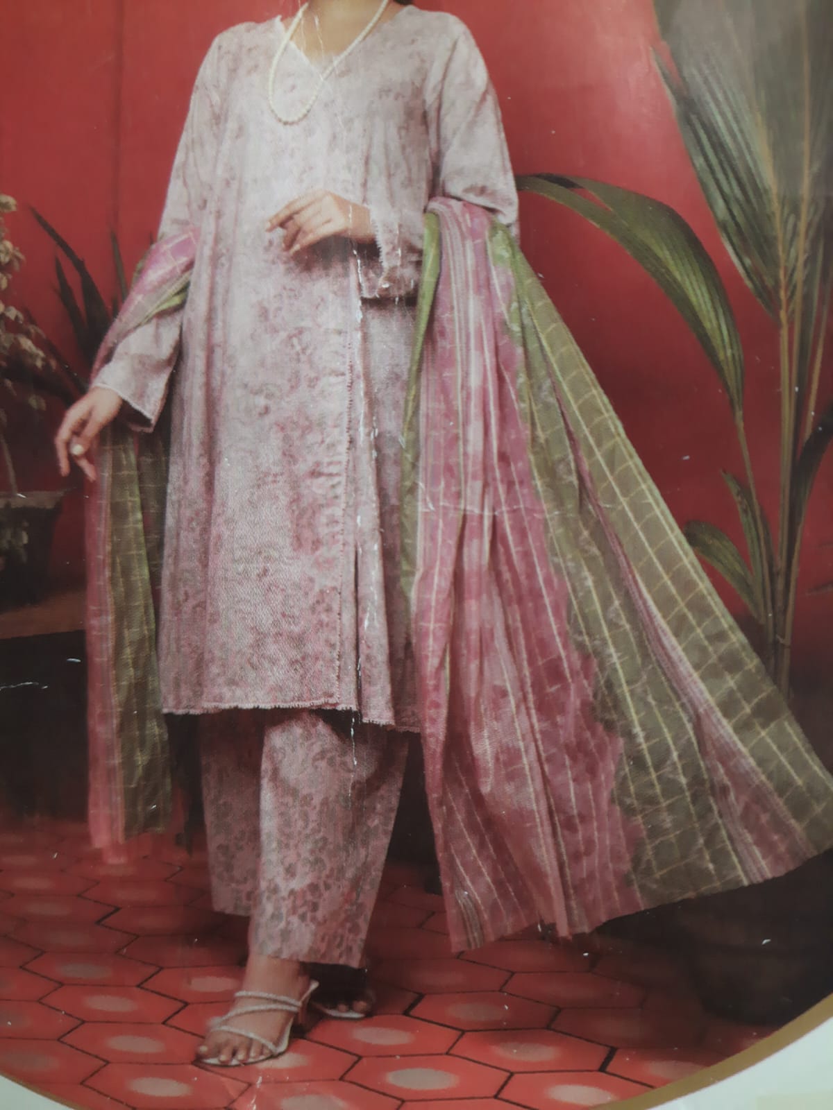 ABRISH Brand Digital Printed Lawn