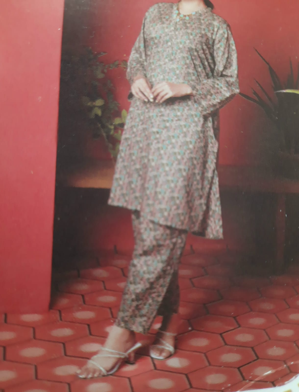 ABRISH Brand Digital Printed Lawn