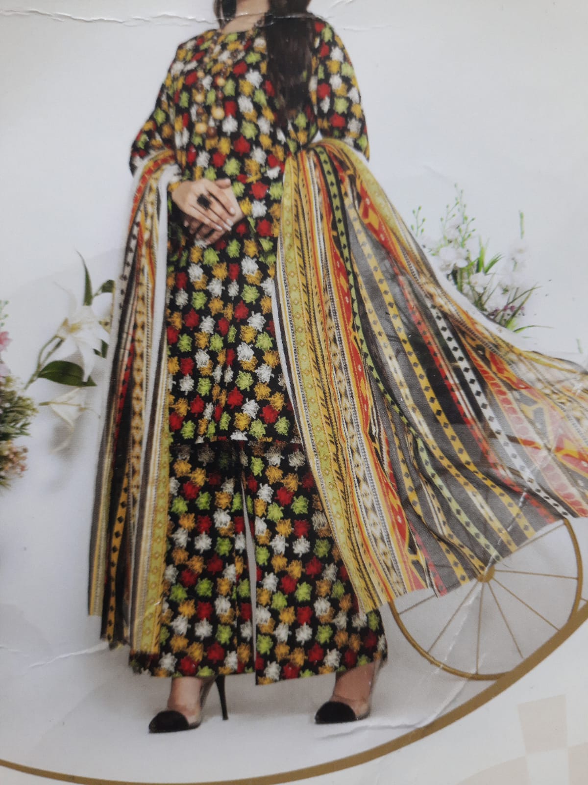 ABRISH Brand Digital Printed Lawn