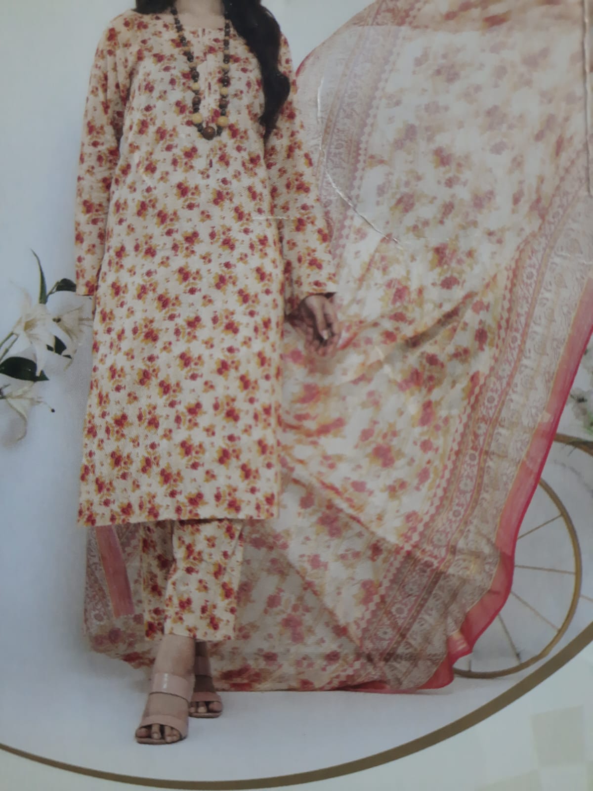 ABRISH Brand Digital Printed Lawn