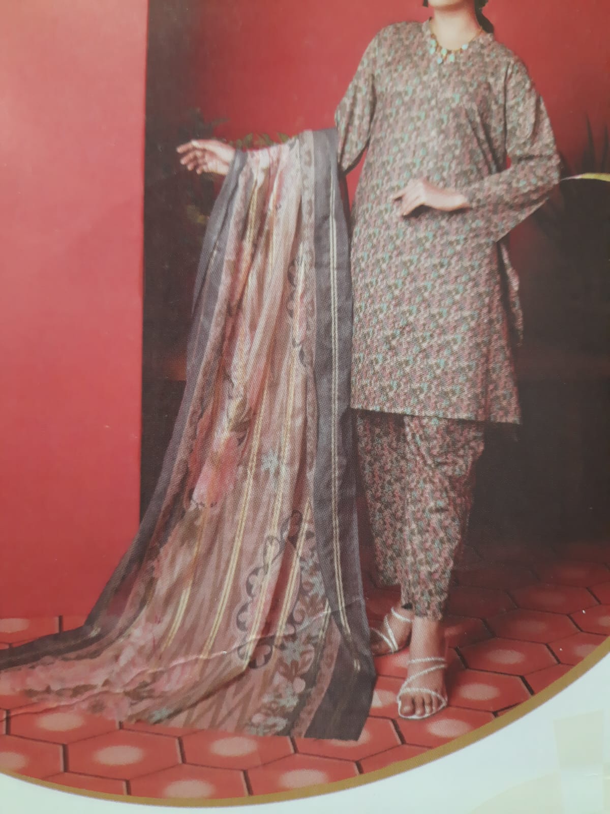 ABRISH Brand Digital Printed Lawn - Image 2