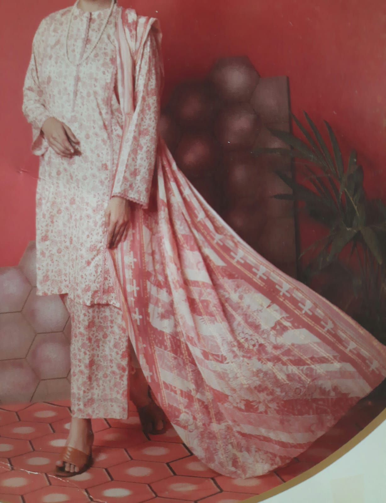 ABRISH Brand Digital Printed Lawn
