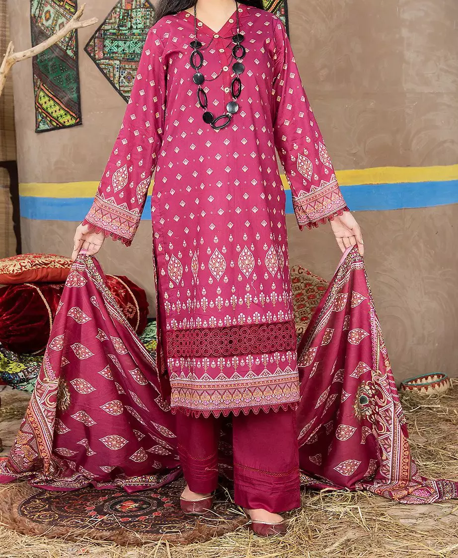 Pretty Robe Glamour III Digital Printed Lawn