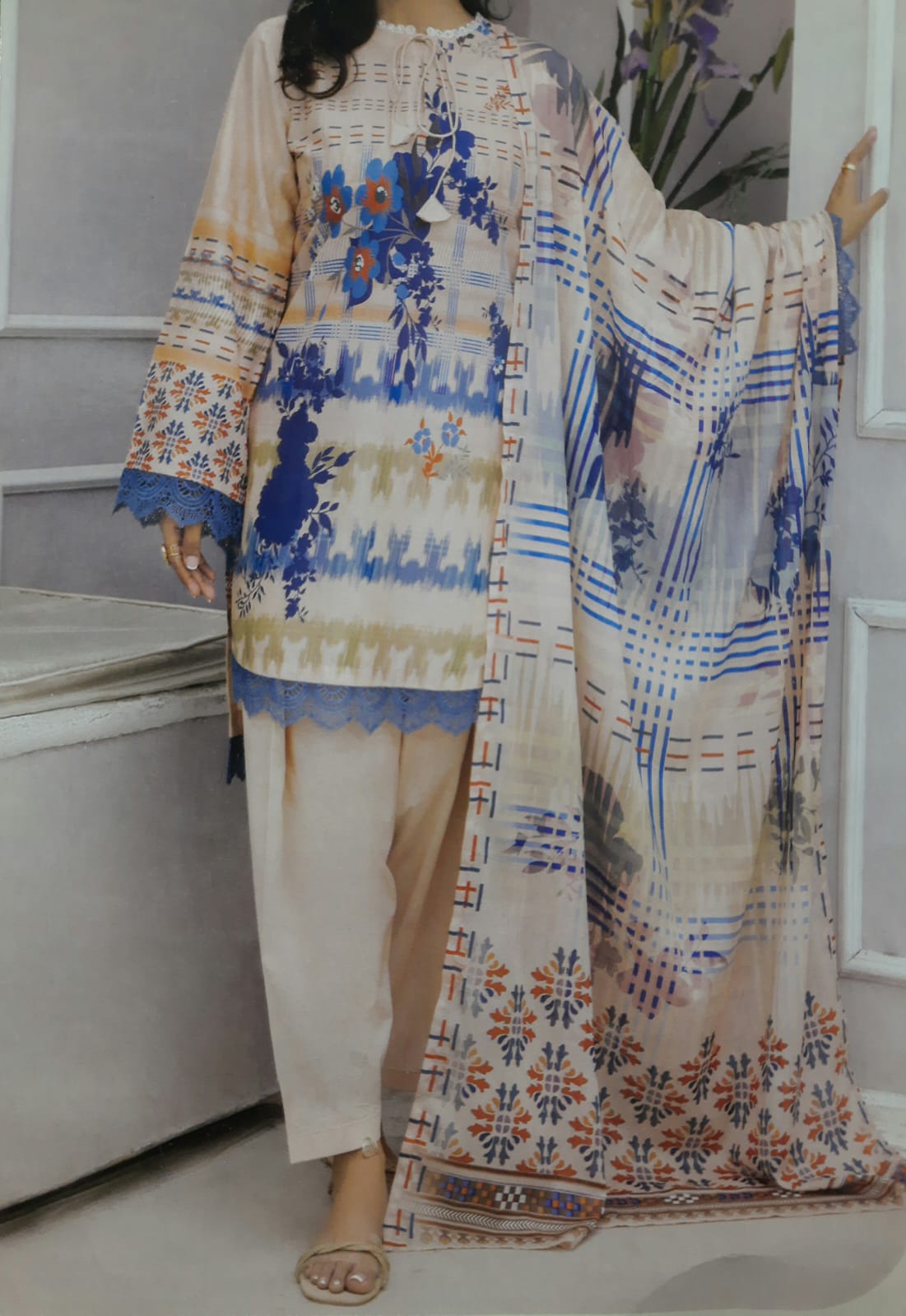 Rang Rasiya Unstitched Digital Printed Lawn