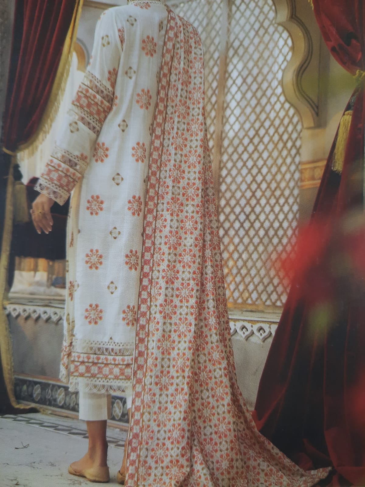 ABRISH Embroidered Karandi - Image 3
