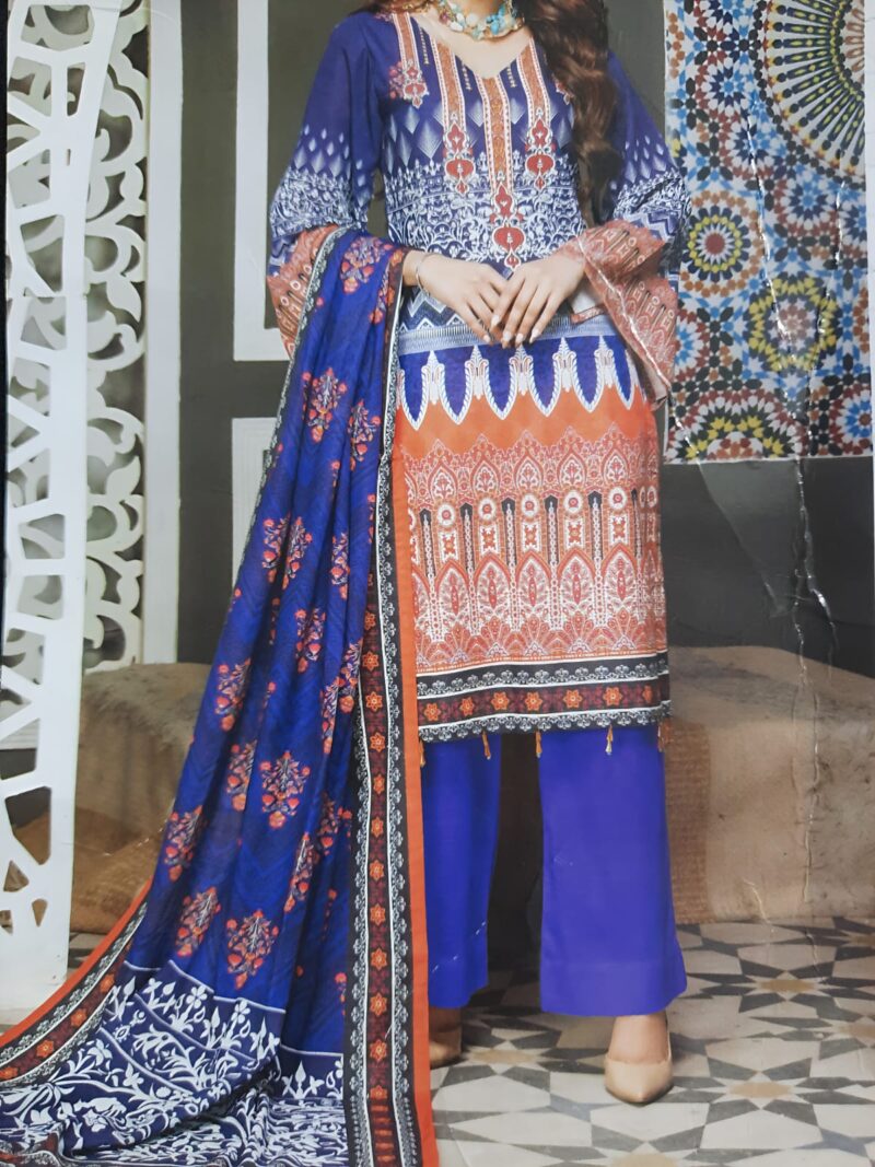 HANIA and MINAHIL Brand Digital Printed Khaddar
