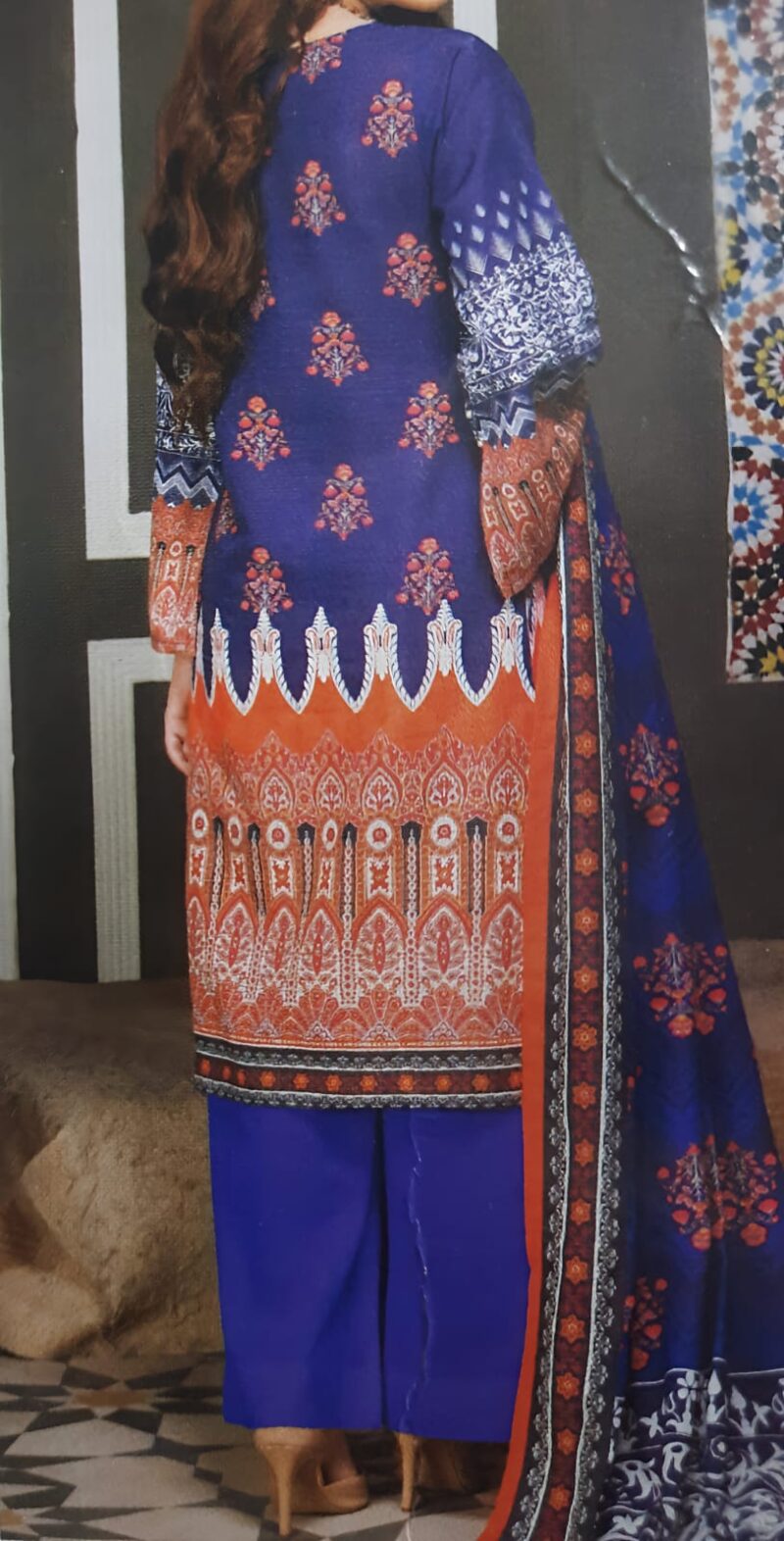 HANIA and MINAHIL Brand Digital Printed Khaddar - Image 2