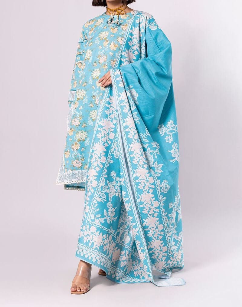 KHAADI khaddar 3 piece suit