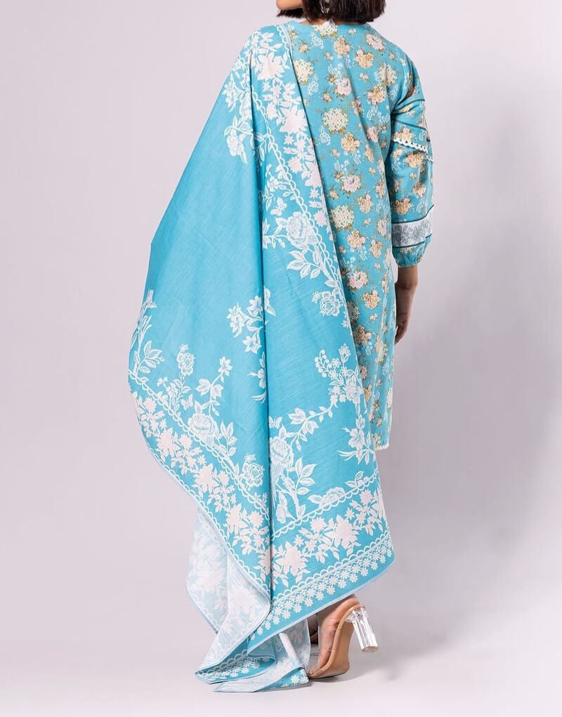 KHAADI khaddar 3 piece suit - Image 4