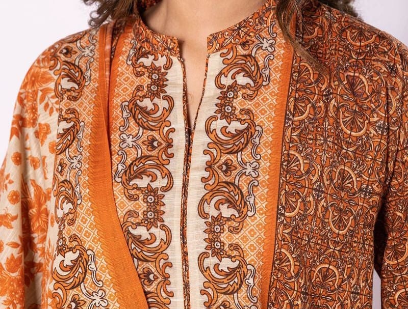 KHAADI Light khaddar 3 piece suit - Image 3