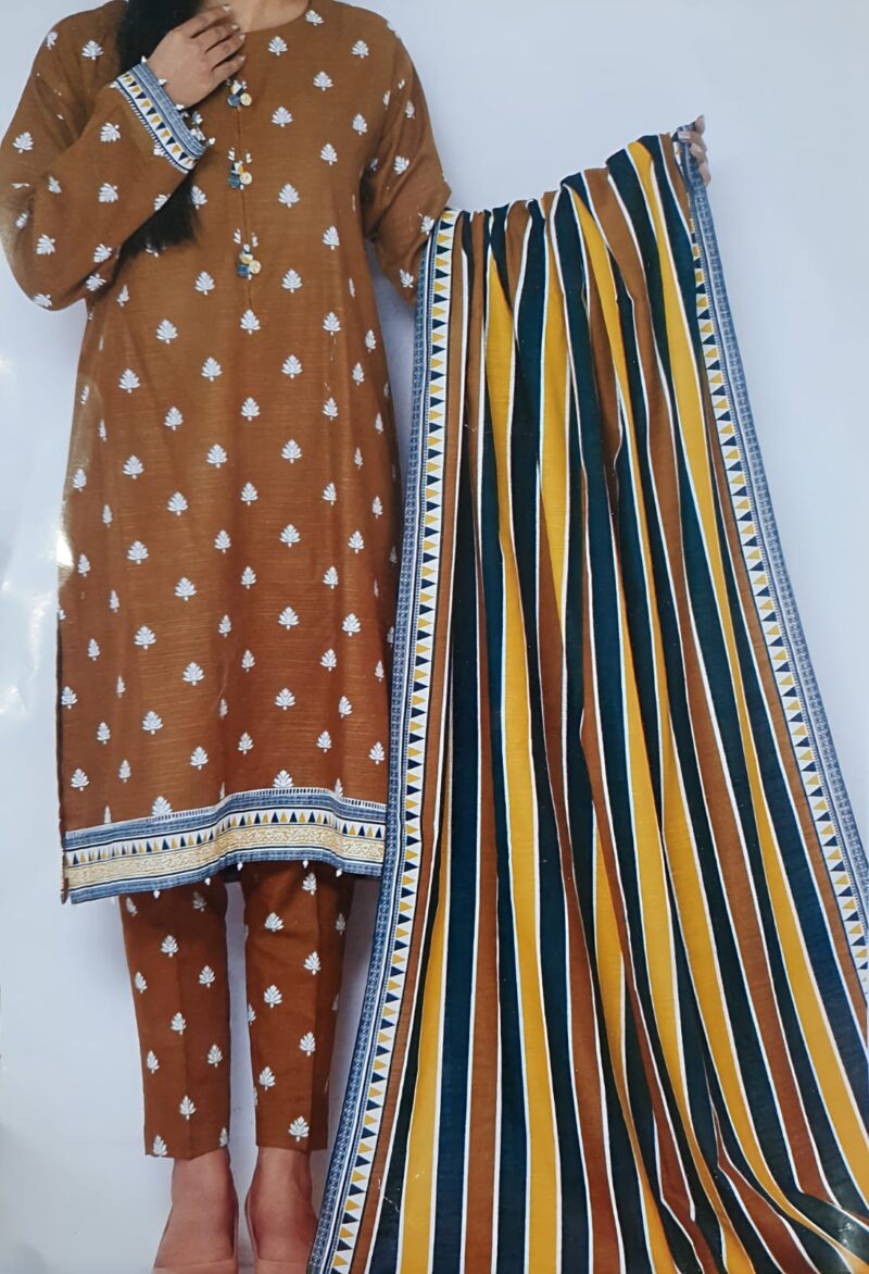 MIZAJ Brand Digital Printed Khaddar