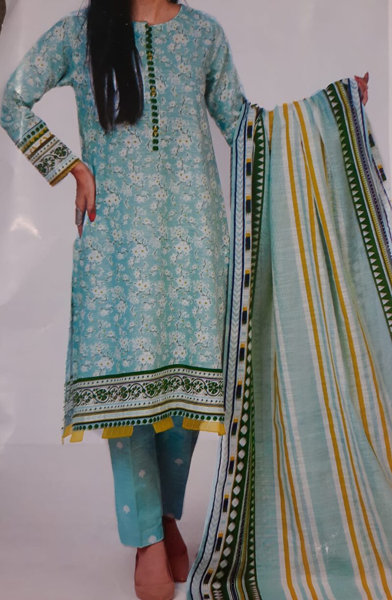 MIZAJ Brand Digital Printed Khaddar