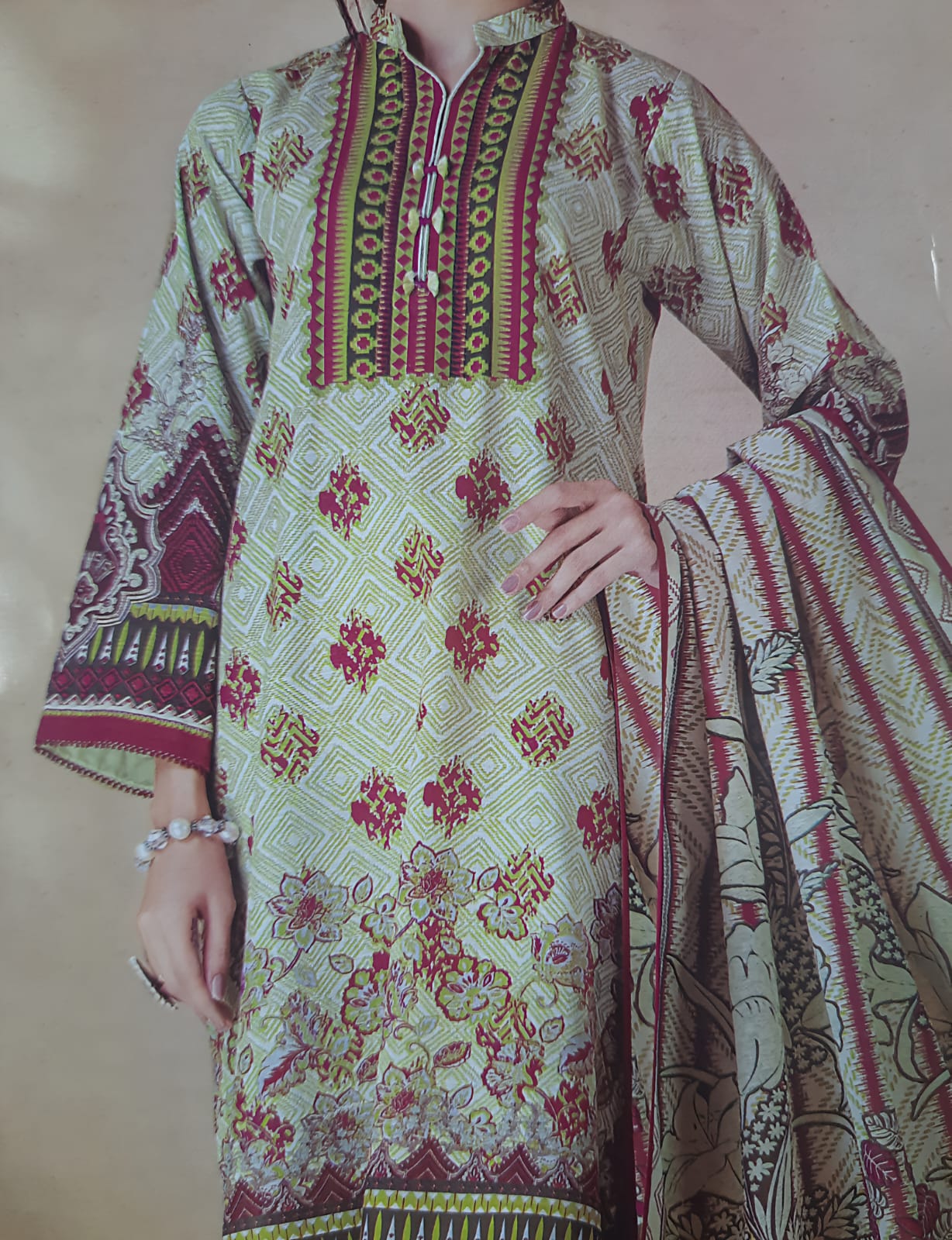 Bonanza Satrangi Digital Printed Khaddar - Image 2