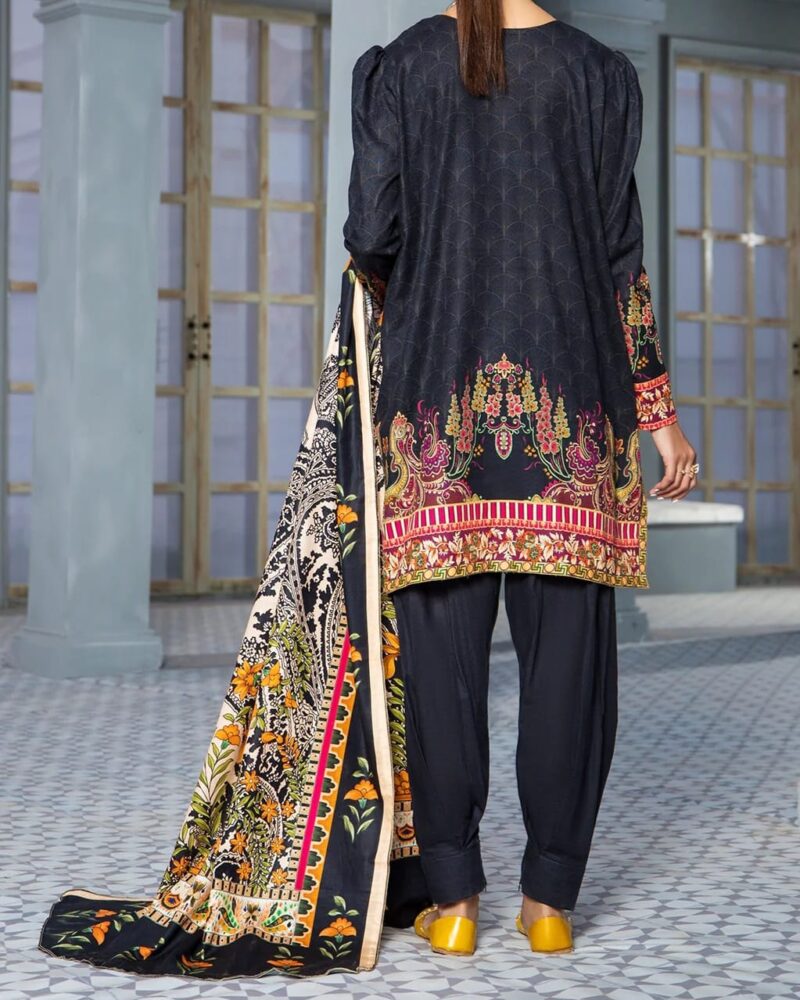 Coral Jahanara Digital Printed Khaddar - Image 2