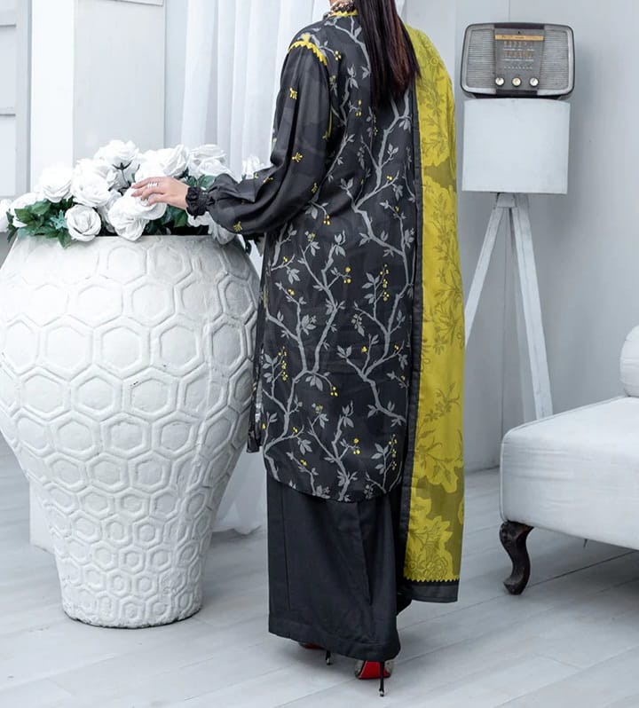 Paltar Digital Printed Viscose Khaddar - Image 3