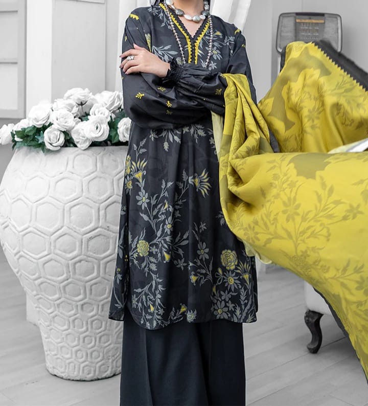 Paltar Digital Printed Viscose Khaddar - Image 2