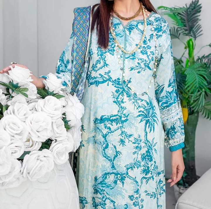 Paltar Digital Printed Viscose Khaddar - Image 2