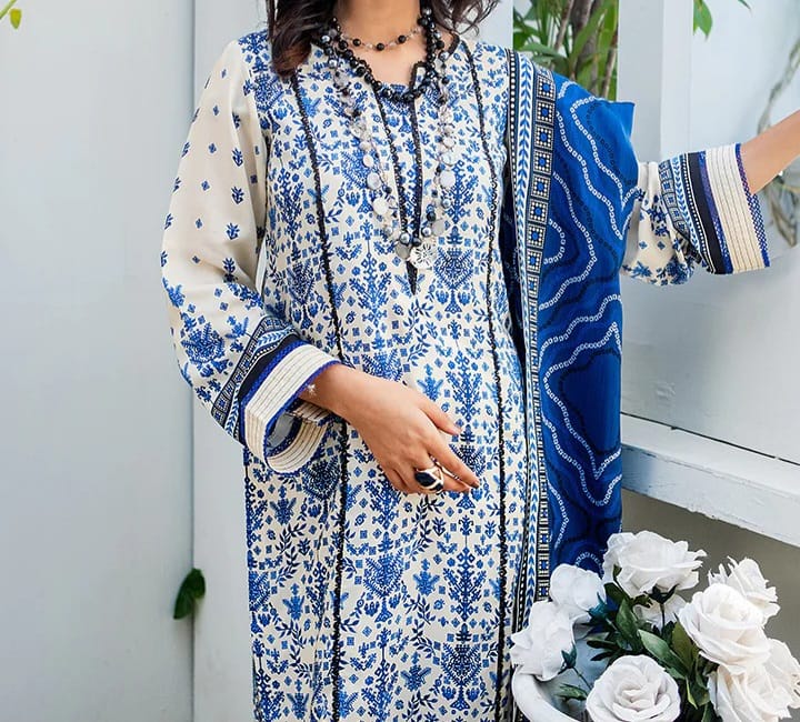 Paltar Digital Printed Viscose Khaddar - Image 2