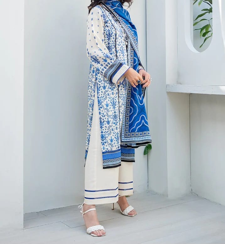 Paltar Digital Printed Viscose Khaddar - Image 4