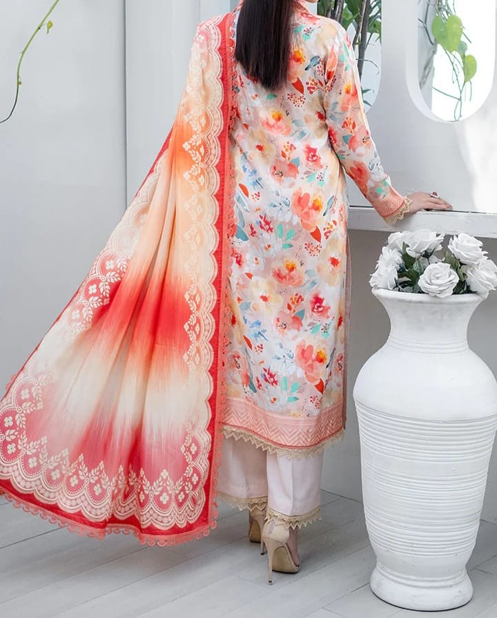 Paltar Digital Printed Viscose Khaddar - Image 3