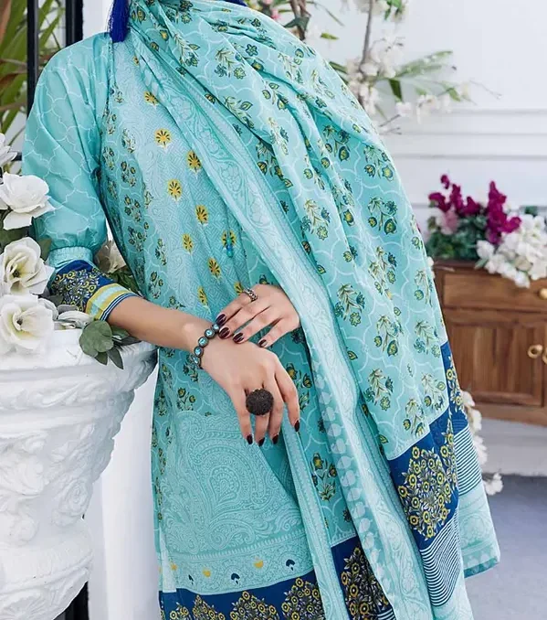 Gul Ahmed 3 Piece Lawn Suit | Gul Ahmed Lawn Sale 2024