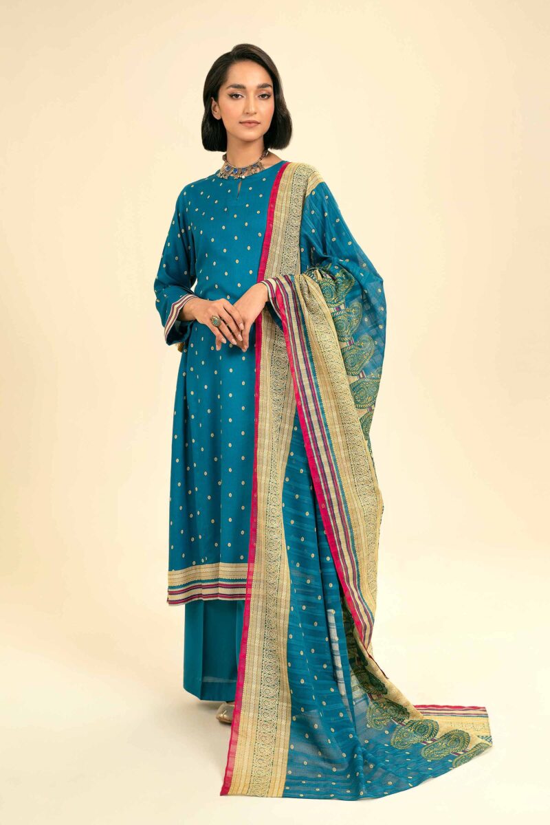 Nishat unstitched summer lawn suit for women – 3 piece 2025 collection