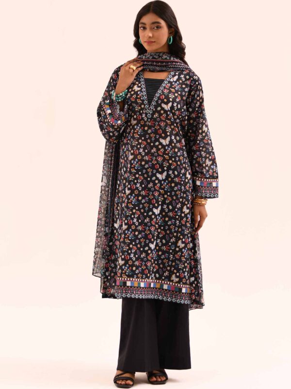 Nishat unstitched summer lawn suit for women – 3 piece 2025 collection