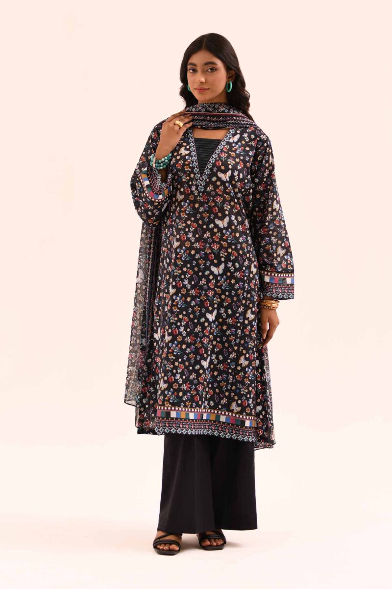 Nishat unstitched summer lawn suit for women – 3 piece 2025 collection