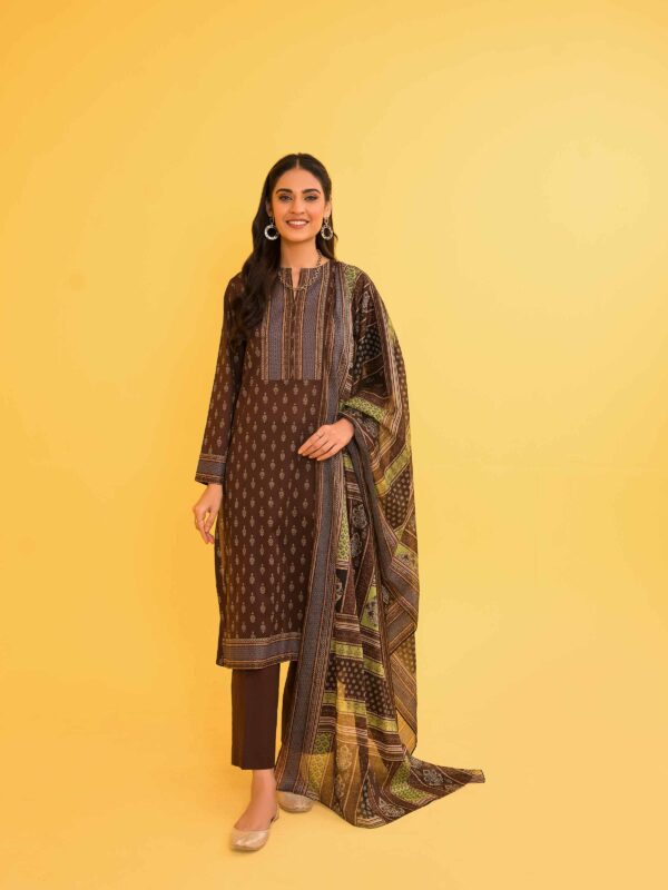 Nishat unstitched summer lawn suit for women – 3 piece 2025 collection