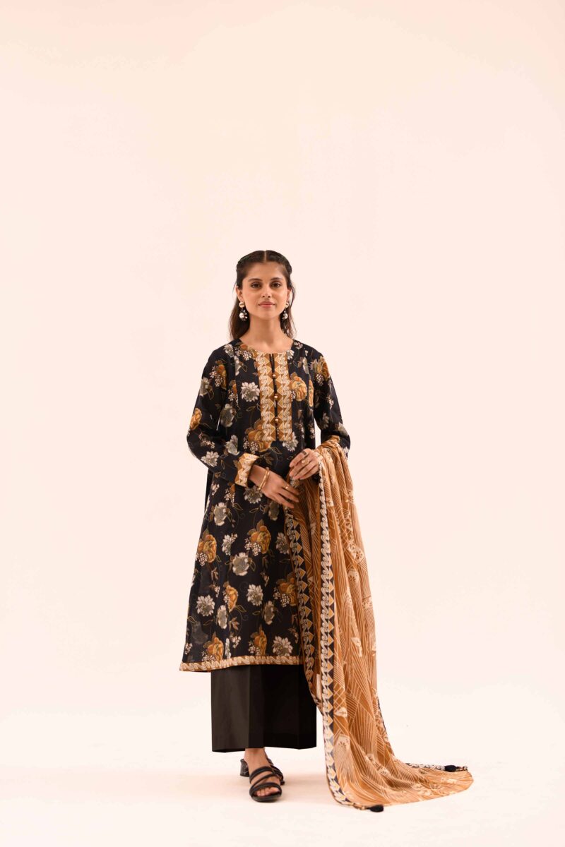 Nishat unstitched summer lawn suit for women – 3 piece 2025 collection