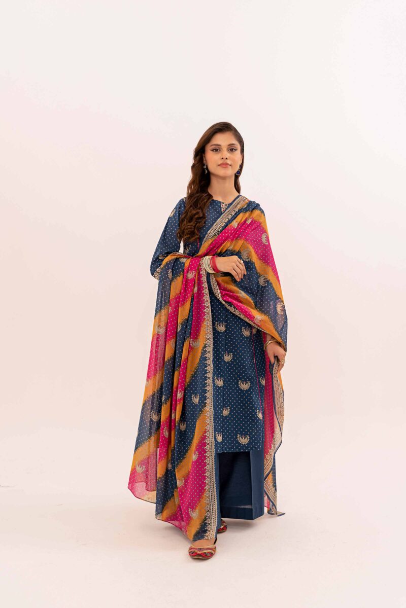Nishat unstitched summer lawn suit for women – 3 piece 2025 collection